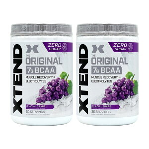 Xtend, 2-SET KOREA Xtend The Original BCAA Glacial Grape 30 Servings, 13.8oz