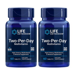 Life Extension, 2-SET Two-Per-Day Multivitamin, 60Tablets