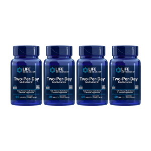 Life Extension, 4-SET Two-Per-Day Multivitamin, 60Tablets