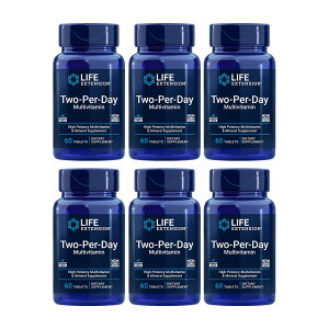 Life Extension, 6-SET Two-Per-Day Multivitamin, 60Tablets