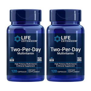 Life Extension, 2-SET Two-Per-Day Multivitamin, 120Capsules