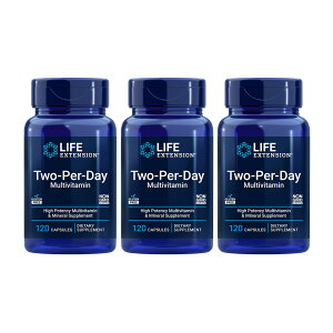 Life Extension, 3-SET Two-Per-Day Multivitamin, 120Capsules