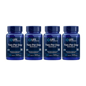 Life Extension, 4-SET Two-Per-Day Multivitamin, 120Tablets
