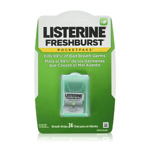 �y���������z �|�P�b�g�p�b�N �u���X�X�g���b�v �t���b�V���o�[�X�g 24������ ���X�e���� �I�[�����P�A ���L �����^�сyListerine�zPocket Packs Breath Strips, Fresh Burst 24 Strips
