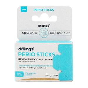 yz f^tX ԃuV 100 hN^[^OyDr. Tung'szPerio Sticks Dental Cleaning Stick Thin, 100 Count