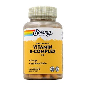 yz ^C[X r^~BRvbNX75 100 xWJvZ \[ r^~ r^~BQySolarayzTimed Release Vitamin B-Complex 75, 100VegCaps