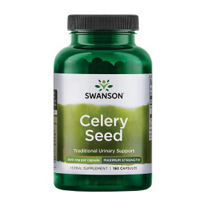 yz ZV[h Zq 500mg 180 JvZ X\ySwansonzSwanson, Celery Seed 500mg, 180Capsules