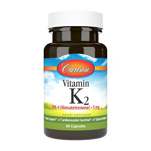 yzr^~K-2 5mg 60 JvZ J[\{yCarlson LabszVitamin K-2 5mg, 60 Capsules