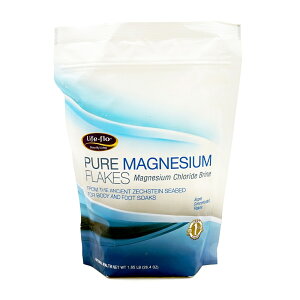 yz sA }OlVE t[N 748g Ctt[ }OlVE oX\g C oXpi ܁yLife-flozPure Magnesium Flakes, 1.65 lb