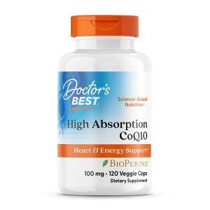 yz z RGUC Q10 CoQ10 100mg oCIyz 120 xWJvZ hN^[YxXgyDoctor's BestzHigh Absorption CoQ10 with BioPerine 100 mg, 120 Veg Capsules