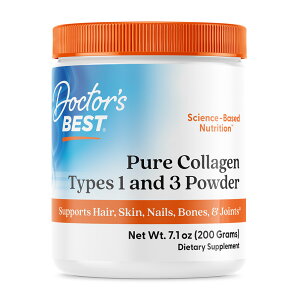 �y���������z �s���A �R���[�Q�� �^�C�v1&3 200g �h�N�^�[�Y�x�X�g ���e�yDoctor's Best�zPure Collagen Types 1 & 3, 7.1 oz