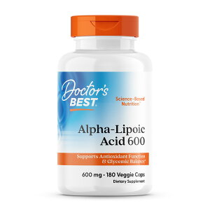 yz At@|_ 600mg 180 xWJvZ hN^[YxXgyDoctor's BestzAlpha-Lipoic Acid 600, 600 mg, 180 Veg Capsules