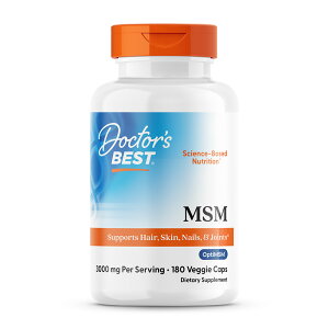 yz MSM 1000mg 180 xWJvZ hN^[YxXgyDoctor's BestzMSM with OptiMSM 1000 mg, 180 Veg Capsules