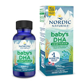 【送料無料】 赤ちゃんのためのDHA 100%ベジタリアン 赤ちゃん用オメガ3 30 ml ドコサヘキサエン酸 フィッシュオイル 魚油 ディーエイチエー【Nordic Naturals】 Baby's DHA Vegetarian 1 fl oz