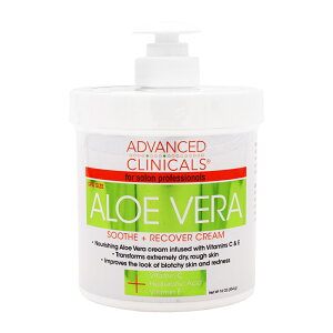 yz AGx X[WO Jo[ N[ 454g  AhoXhNjJY e XLPAyAdvanced Clinicalsz Aloe Vera Soothe + Recover Cream 16 OZ