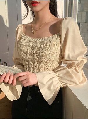 楽天市場 Chuu チュー スクエアネックブラウス 韓国 韓国ファッション ブラウス 袖フレア スクエアネックレディース ファッション あす楽 メール便不可 3rd Spring サードスプリング 楽天市場 Chuu チュー スクエアネックブラウス 韓国 韓国ファッション ブラウス 袖フレア スクエアネックレディース ファッション あす楽 メール便不可 3rd Spring サードスプリング