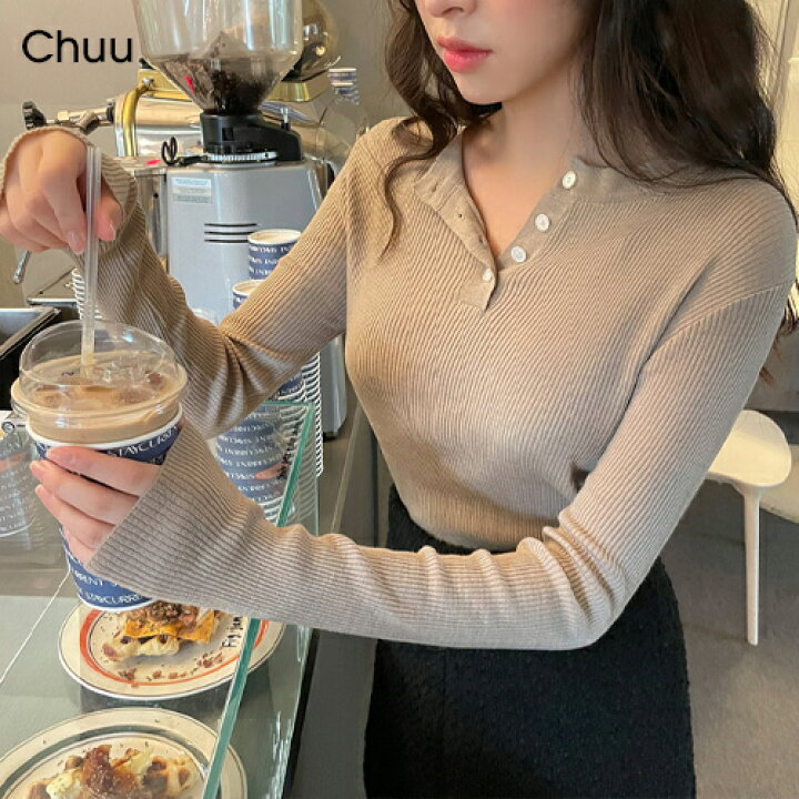 楽天市場 Chuu チュー アモールヘンリーネックニット 3 2up Ka 韓国 韓国ファッション 韓国ドラマ レディースファッション ニット ヘンリーネック シンプル 着まわし 春 5 メール便不可 送料無料 3rd Spring サードスプリング