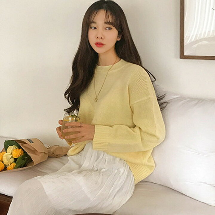 楽天市場 Michyeora ミチョラ クルーネック春ニット 2 25up Go 韓国 韓国ファッション ニット 春ニット カラバリ パステル クルーネック パステルカラー あす楽 メール便不可 3rd Spring サードスプリング