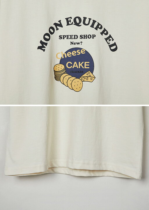 楽天市場 Mayblue メイブルー イラストストレッチ半袖tシャツ 3 29up Go イラストt チーズケーキ 半袖 シンプル お菓子t パッケージt 5 3rd Spring サードスプリング