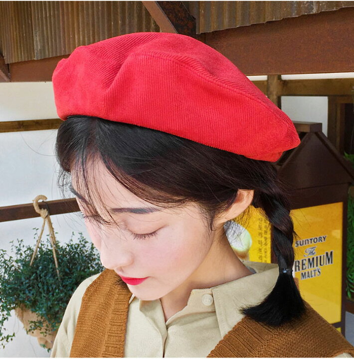 楽天市場 Merongshop メロンショップ ミリタリーリブベレー帽 メール便 韓国 韓国ファッション 帽子 ベレー ベレー帽 リブ ミリタリー リボン アジャスト ブラック グレー ベージュ オレンジレディース ファッション 即納 3rd Spring サードスプリング