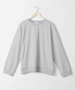 MERONGSHOP(メロンショップ)メロンコットンワイドトレーナー【8/8up_wo】韓国韓国ファッショントップストレーナーTシャツカットソーワイドゆったり大きいサイズオーバーサイズカラートレーナーペアルック双子コーデレディースファッション【5】※メール便不可