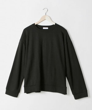MERONGSHOP(メロンショップ)メロンコットンワイドトレーナー【8/8up_wo】韓国韓国ファッショントップストレーナーTシャツカットソーワイドゆったり大きいサイズオーバーサイズカラートレーナーペアルック双子コーデレディースファッション【5】※メール便不可