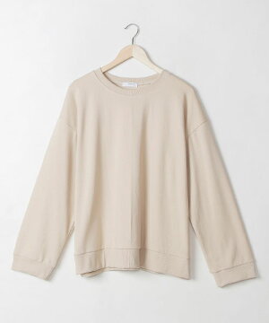 MERONGSHOP(メロンショップ)メロンコットンワイドトレーナー【8/8up_wo】韓国韓国ファッショントップストレーナーTシャツカットソーワイドゆったり大きいサイズオーバーサイズカラートレーナーペアルック双子コーデレディースファッション【5】※メール便不可