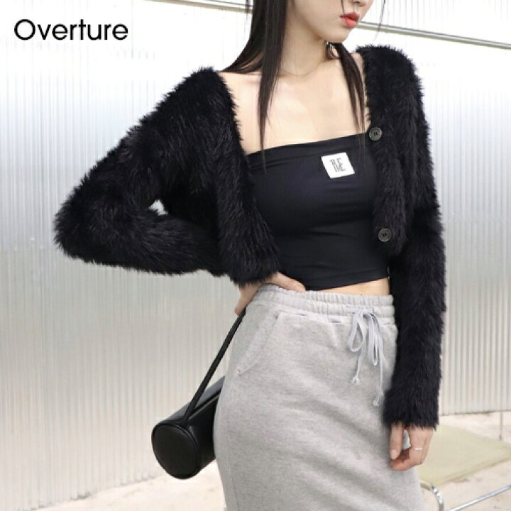 楽天市場 Over Ture オーヴィ Ov Ture Open Soft Bolero Cd 10 8up Ka 韓国 韓国ファッション オリジナル レディース トップス カーディガン ファー ファーカーディガン もこもこ クロップド丈 かわいい かっこいい 大人 着回し 秋 冬レディース ファッション 7