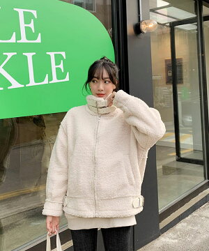 楽天市場 Sonyunara ソニョナラ ルーズフィットモコモコムートンジャケット 12 2up Wo 送料無料 韓国 韓国ファッション 冬 もこもこ ムートン ジャケット スタイリッシュ シンプル ロールアップ カジュアルレディース ファッション あす楽 3rd Spring