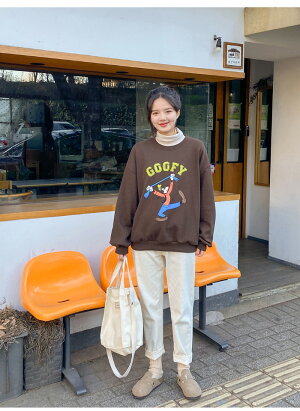 楽天市場 Sonyunara ソニョナラ ディズニーバルーン袖起毛トレーナー 1 8up Ka 韓国 韓国ファッション トレーナー スウェット Mtm 起毛 ディズニー カジュアル レディース ファッション 5 3rd Spring サードスプリング