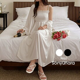 SONYUNARA(ソニョナラ)[SET]ボレロカーディガン+キャミロングワンピース韓国 ファッション レディース 【5】