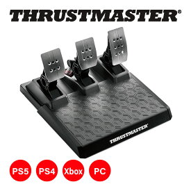 Thrustmaster スラストマスター T3PM Pedals 磁気ペダルセット フットペダル ゲーム用 ゲームコントローラー 100%金属ペダルヘッド ゲーミングデバイス レースゲーム ペダル レーシングゲーム コントローラー PS5 PS4 Xbox one Xbox series X|S PC