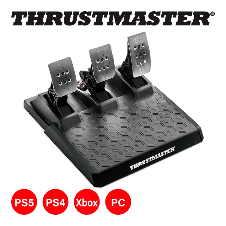 楽天市場】Thrustmaster スラストマスター T3PM Pedals 磁気ペダル 
