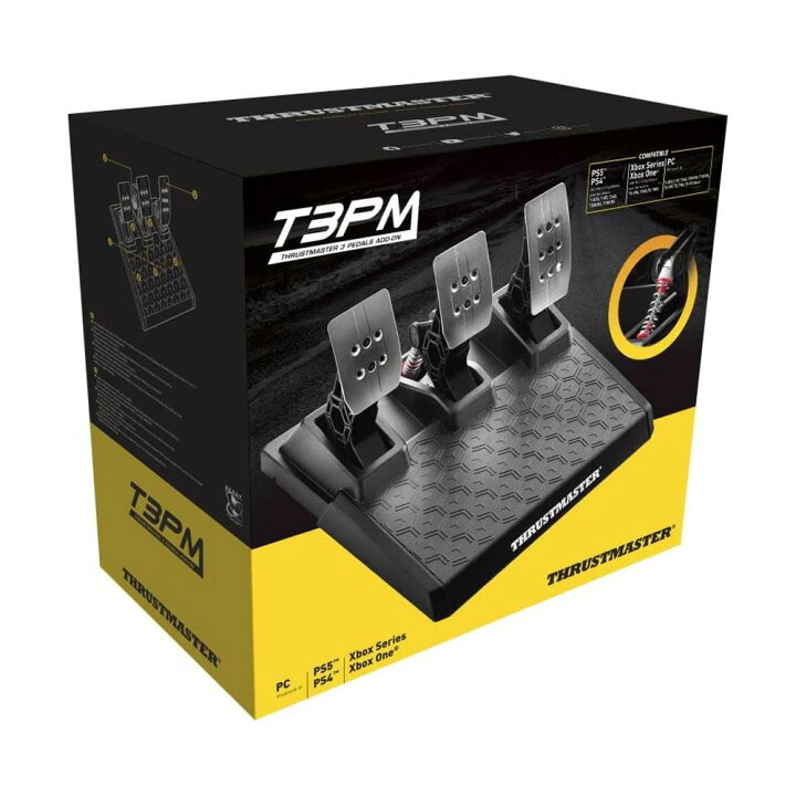 楽天市場】Thrustmaster スラストマスター T3PM Pedals 磁気ペダル 