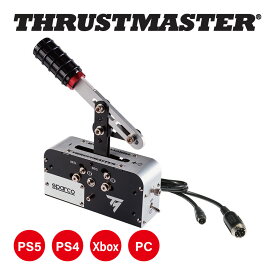 Thrustmaster スラストマスター TSS Handbrake Sparco Mod+ ハンドブレーキ ゲーム用 ゲームコントローラー ハンコン TSSH+ スパルコ モッド メタル仕様 コントローラー レーシングゲーム コントローラー PS5 PS4 PC Xbox 対応 1年保証 輸入品