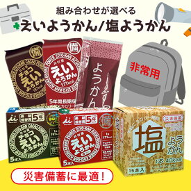 長期保存 非常食 えいようかん チョコえいようかん 塩ようかん 3種セット 井村屋 わかやま商店 若山商店 保存食 備蓄 食料 備蓄食 防災食 非常食セット 防災グッズ