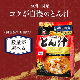 神州一味噌 とん汁 豚汁 レトルト 大容量 生みそタイプ まとめ買い 即席 常備食 時短 アウトドア 登山 キャンプ コストコ