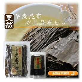 天然利尻だし昆布50gと早煮昆布70g（送料無料）＼使い切りサイズ／ 少量なのでお試し用 だし昆布と煮物専用昆布がセットになって便利 利尻 昆布 礼文昆布