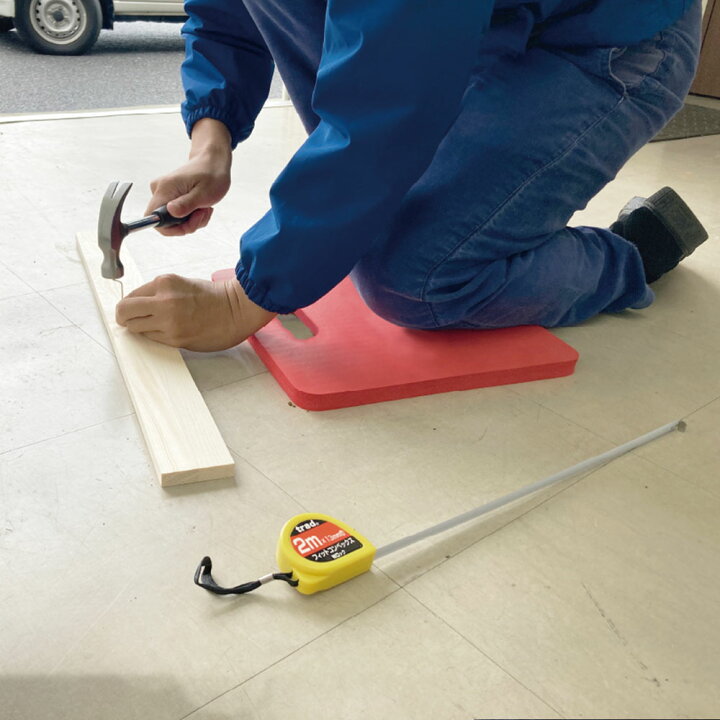 楽天市場】【送料無料】 マルチクッションマット大 レッド滑り止め付き 