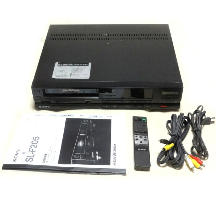 SONY ベータビデオデッキ SL-F205 中古現状品 送料込み （楽天市場 