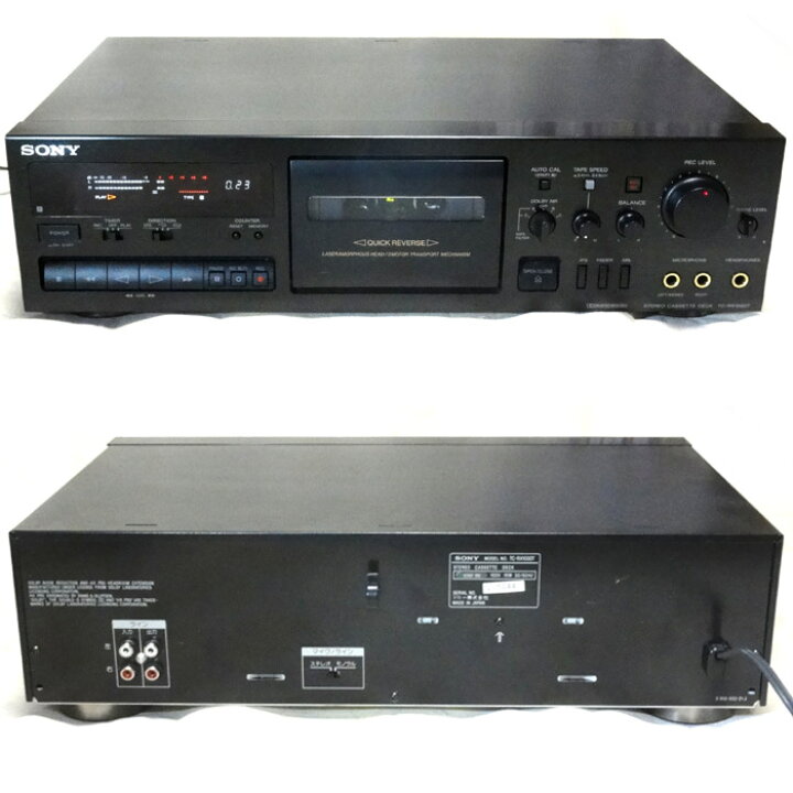 楽天市場】【中古】SONY TC-RX1000T オートリバースカセットデッキ 