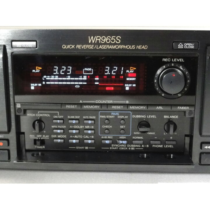 楽天市場】【中古】SONY TC-WR965S ダブルカセットデッキ : 野澤電機 