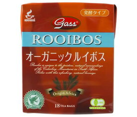 ガスコ Gass(ガス) オーガニックルイボスティー ティーバッグ 1.8g×18袋×24個入×(2ケース)｜ 送料無料 嗜好品 茶飲料 ルイボスティー ティーバッグ 有機 JAS