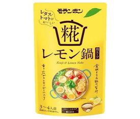 モランボン 糀レモン鍋用スープ 750g×10袋入｜ 送料無料 調味料 ストレート 鍋スープ 糀 レモン