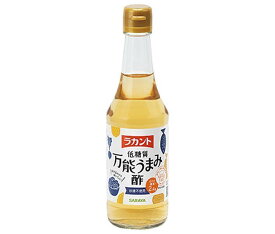 サラヤ ラカント 低糖質万能うまみ酢 300ml×12本入｜ 送料無料 一般食品 酢 調味料