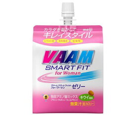 明治 VAAM(ヴァーム) スマートフィット フォーウーマンゼリー 180gパウチ×24本入｜ 送料無料 スポーツ アミノ酸 V.A.A.M. ゼリー飲料