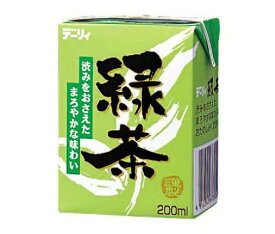 南日本酪農協同 デーリィ 緑茶 200ml紙パック×24本入｜ 送料無料 お茶 茶飲料 緑茶 紙パック デーリー