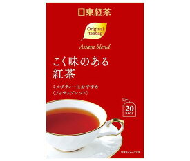 三井農林 日東紅茶 こく味のある紅茶 ティーバッグ 2g×20袋×48個入｜ 送料無料 紅茶 ティーバッグ アッサム インスタント ストレート