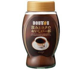 ドトールコーヒー 深みとコクのおいしい一杯 200g瓶×12本入×(2ケース)｜ 送料無料 嗜好品 インスタントコーヒー 珈琲 FD製法 瓶