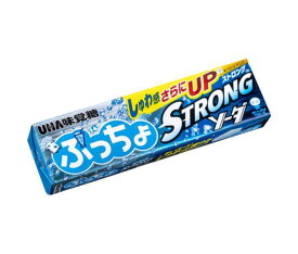 UHA味覚糖 ぷっちょスティック ストロングソーダ 10粒×10個入｜ 送料無料 お菓子 ソフトキャンディ ソーダ
